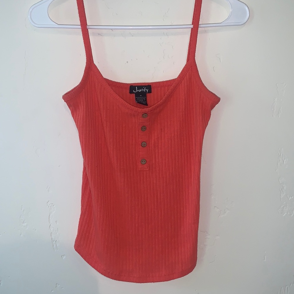Pink Justify Tank Top